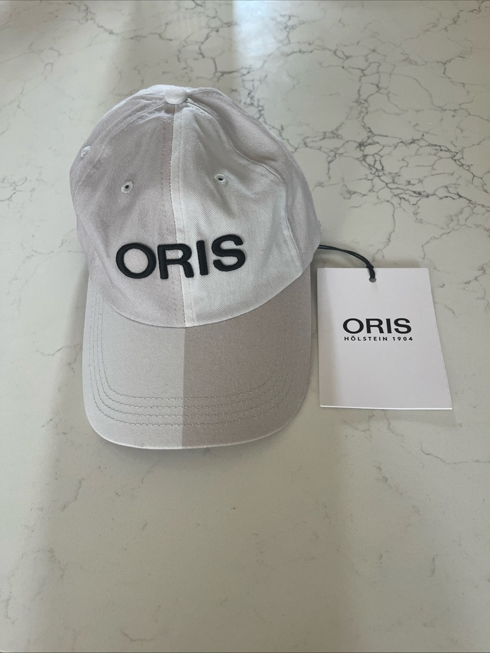 NWT Oris Luxury Swiss Watch Swag Baseball Cap White